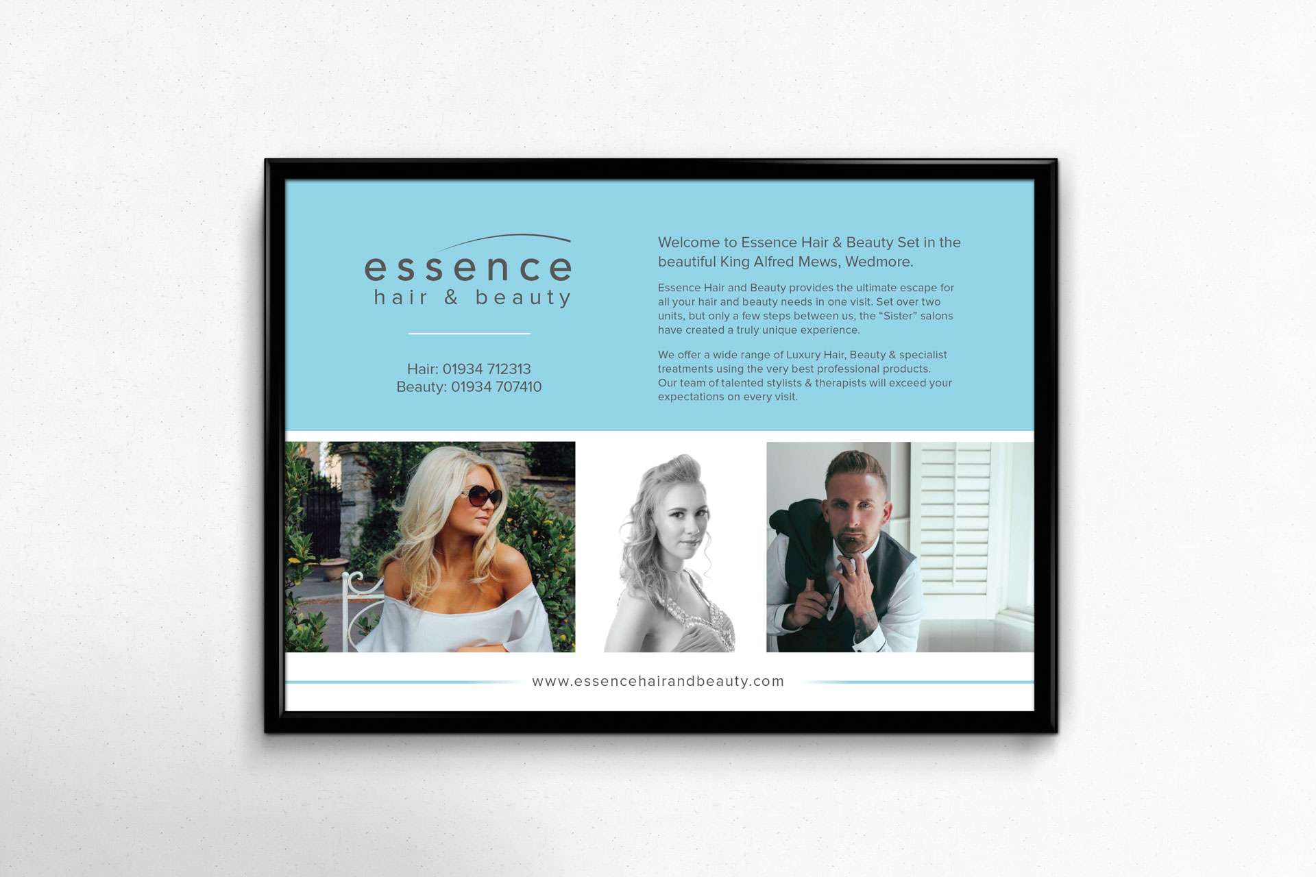 Essence Hair and Beauty – Brochure Design Project by Design Hive