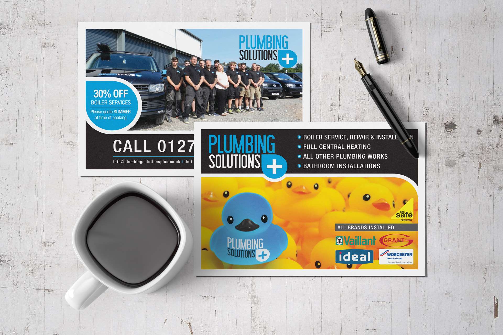 Plumbing Solutions Plus – Website Design, Brand-Development Project by Design Hive