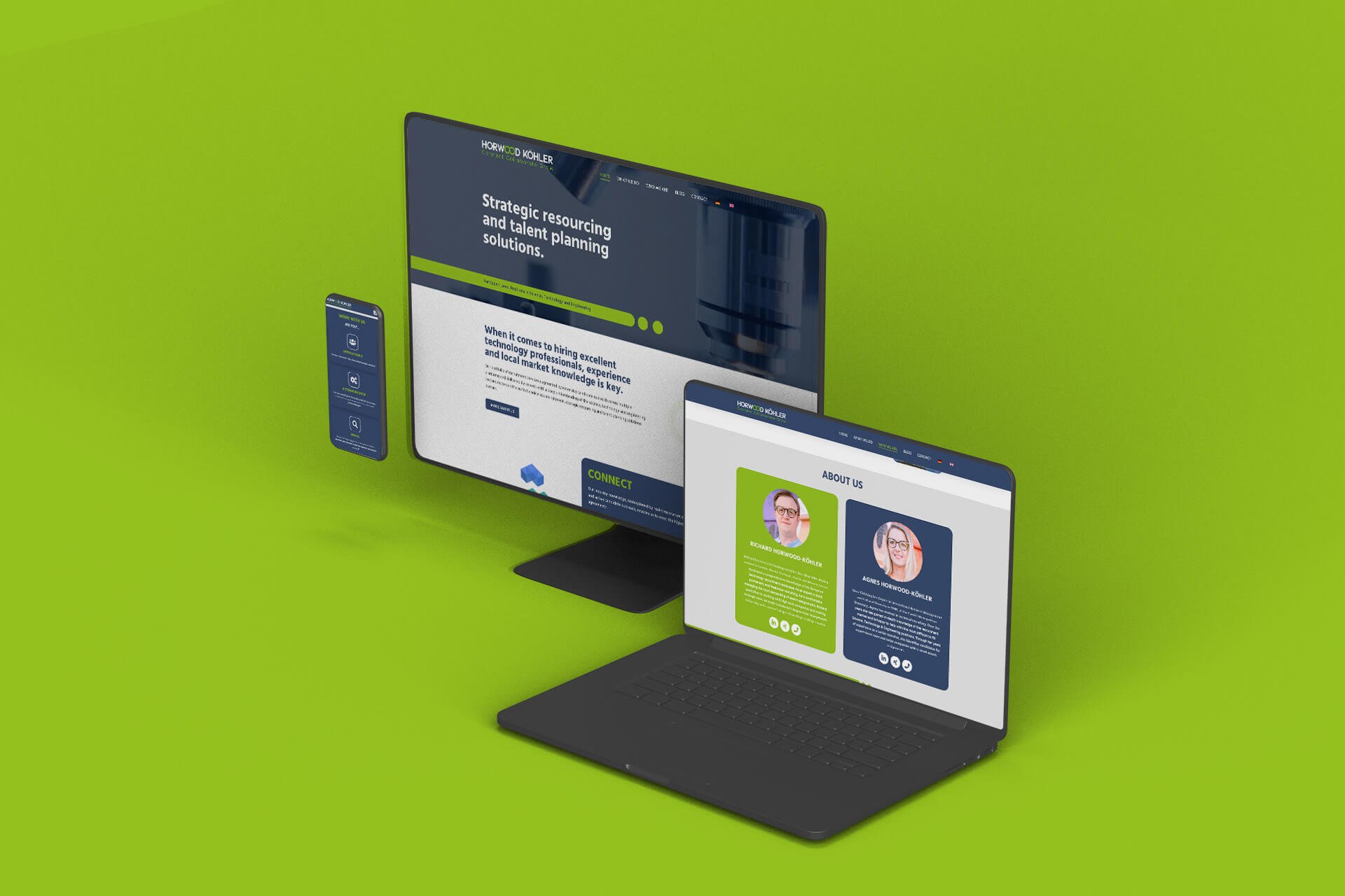 Horwood Köhler – Branding, Logo, Graphic Design, Website Project by Design Hive