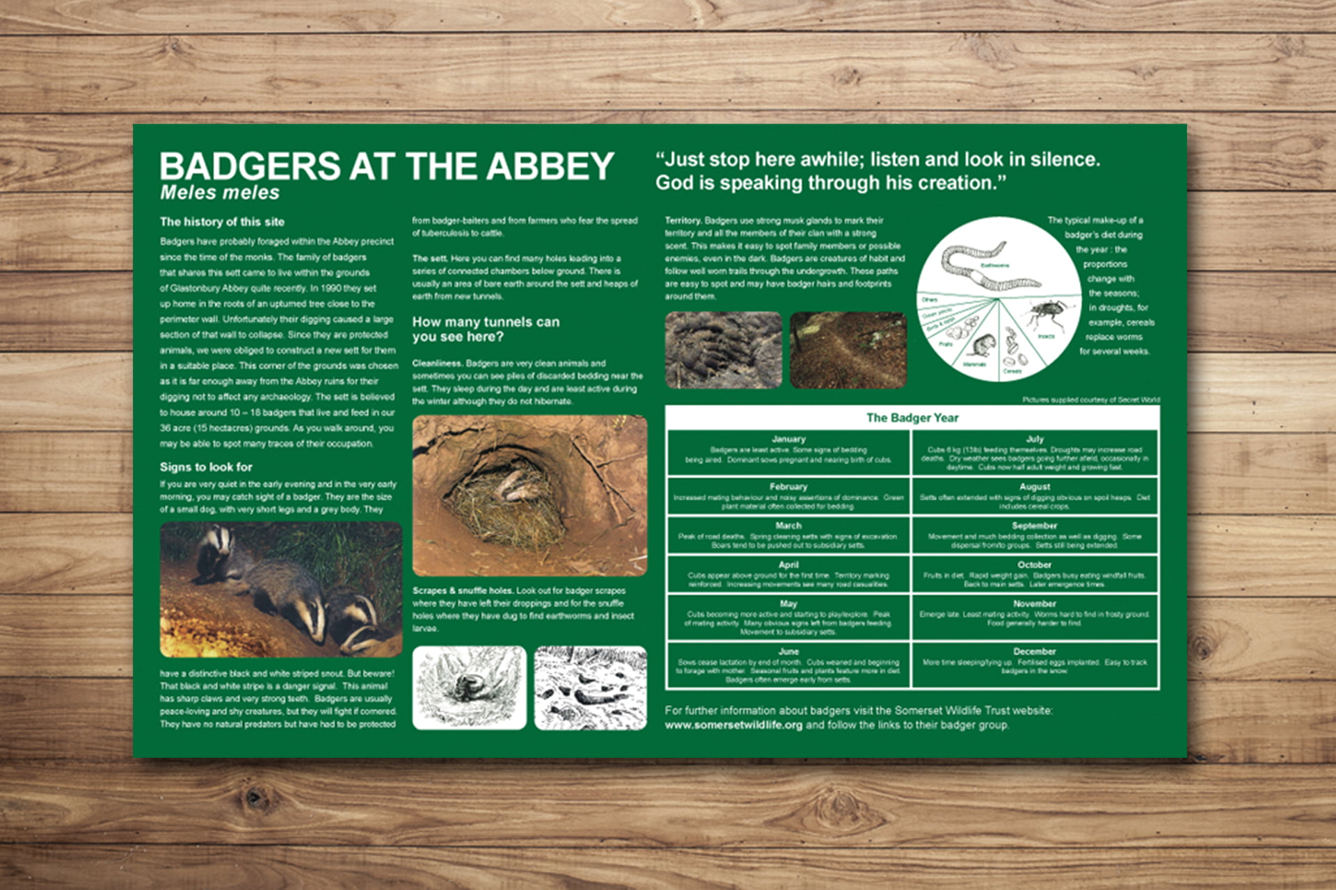 The Wildlife Trust – Countryside Sign Design Project by Design Hive
