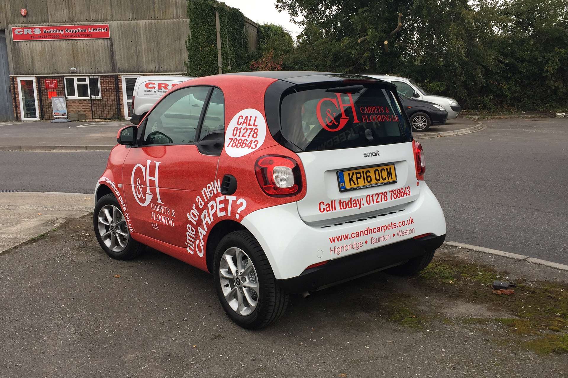 C & H Carpets – Vehicle Wrap Project by Design Hive